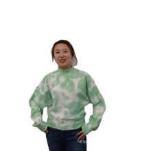 2021 Women's Cropped Hoodie Tops Long Sleeve Tie Dyed Crop Hoodies Ladies Jogger Sweat shirt